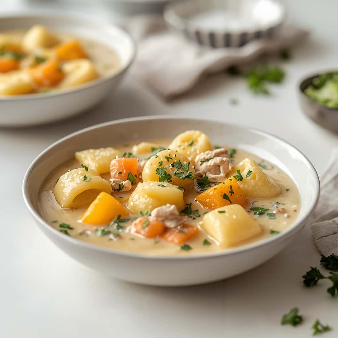 Creamy Instant Pot Chicken Gnocchi Soup 2 Creamy Instant Pot Chicken Gnocchi Soup