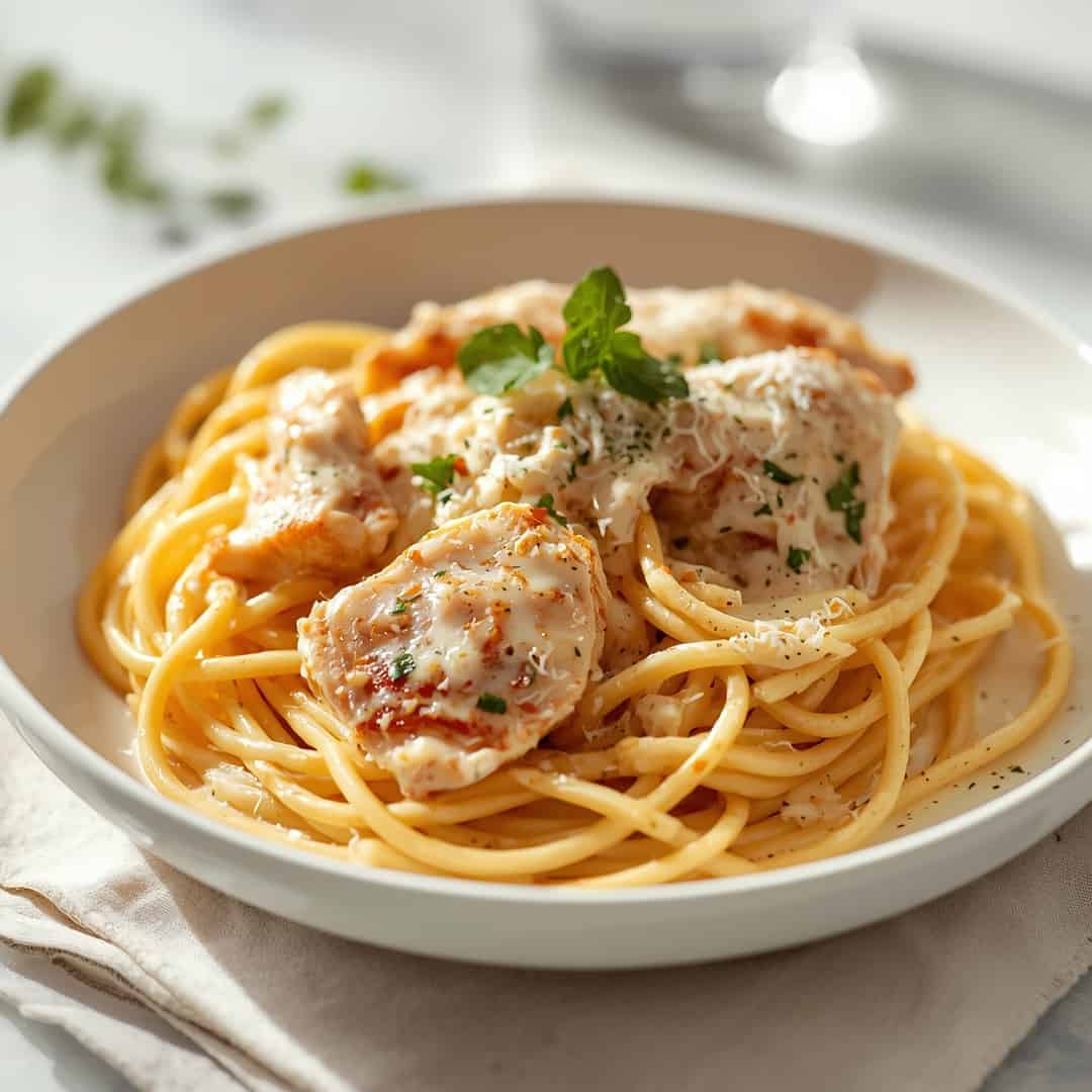 Creamy Ricotta Chicken Pasta A Deliciously