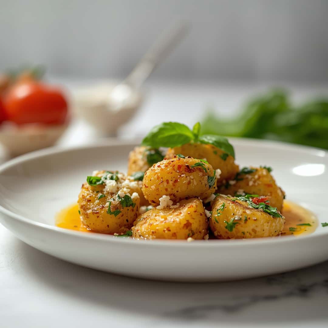 Crispy Gnocchi With Spinach And Feta A Flavorful Delight
