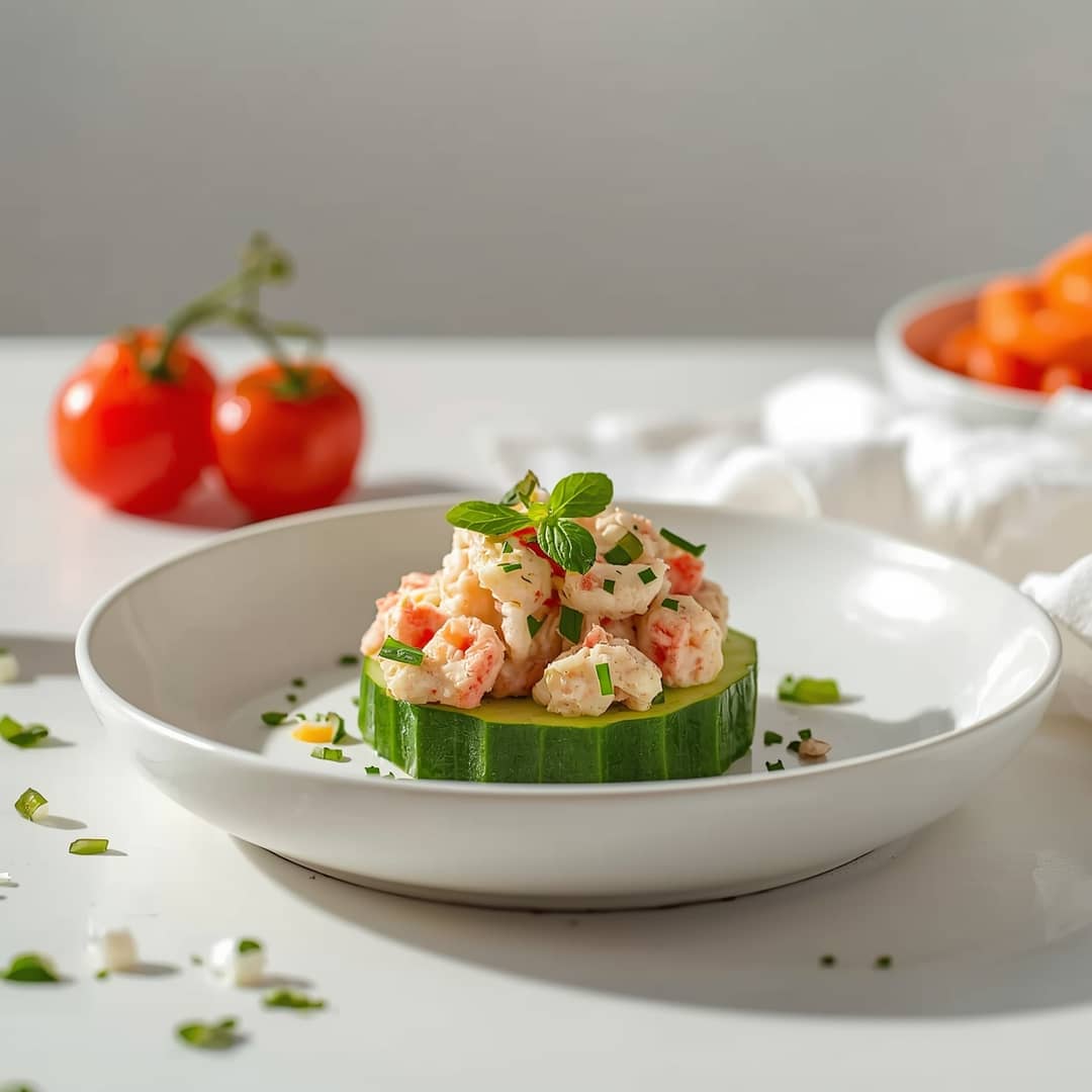 Cucumber Salad With Crab Meat Delight Refreshing Easy Recipe