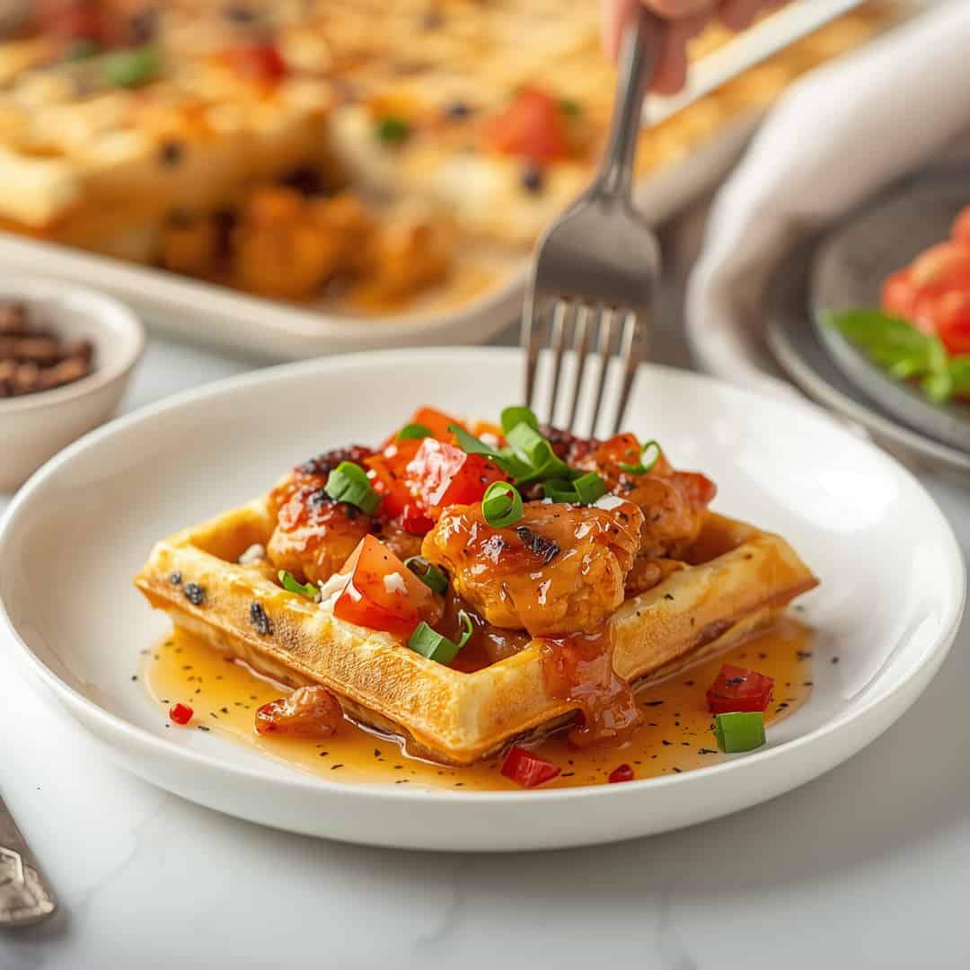 Delicious Chicken And Waffles Casserole Recipe