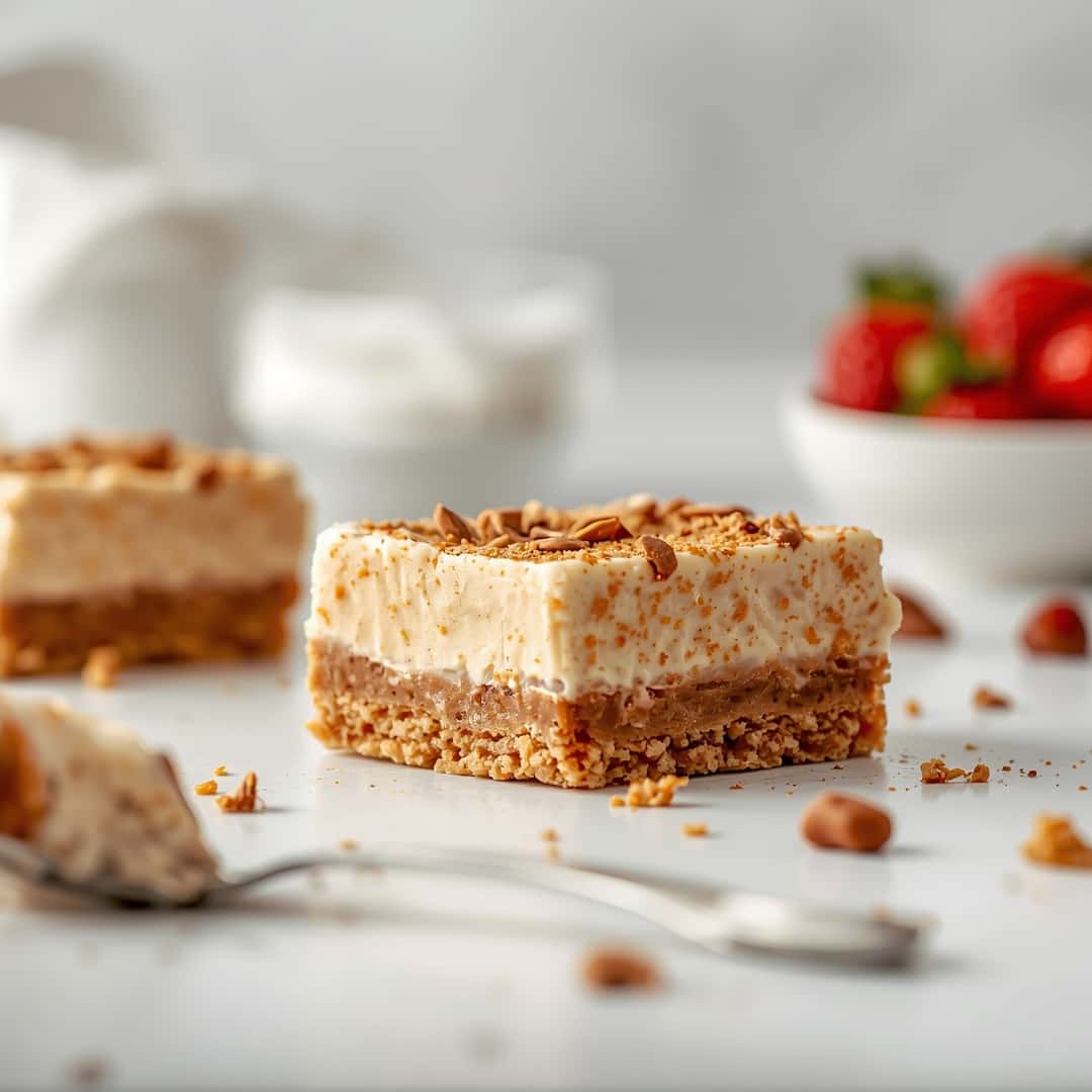 Delicious Peanut Butter Frozen Yogurt Bars Recipe