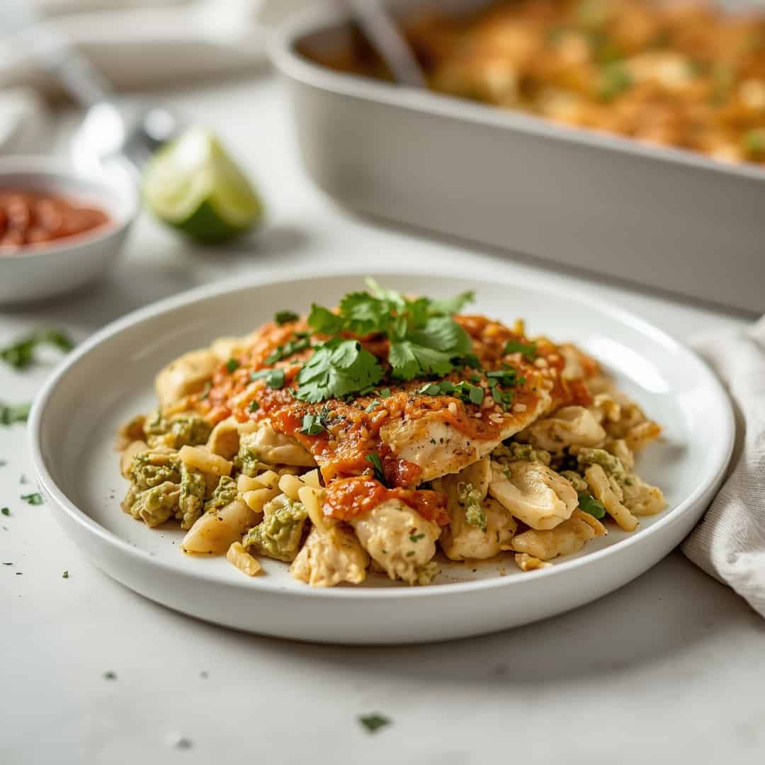 Delicious Salsa Verde Chicken Casserole Recipe 2 Delicious Salsa Verde Chicken Casserole Recipe