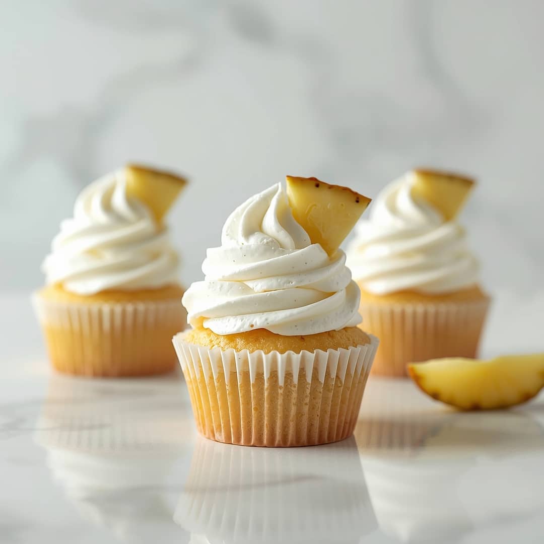 Dole Whip Cupcakes