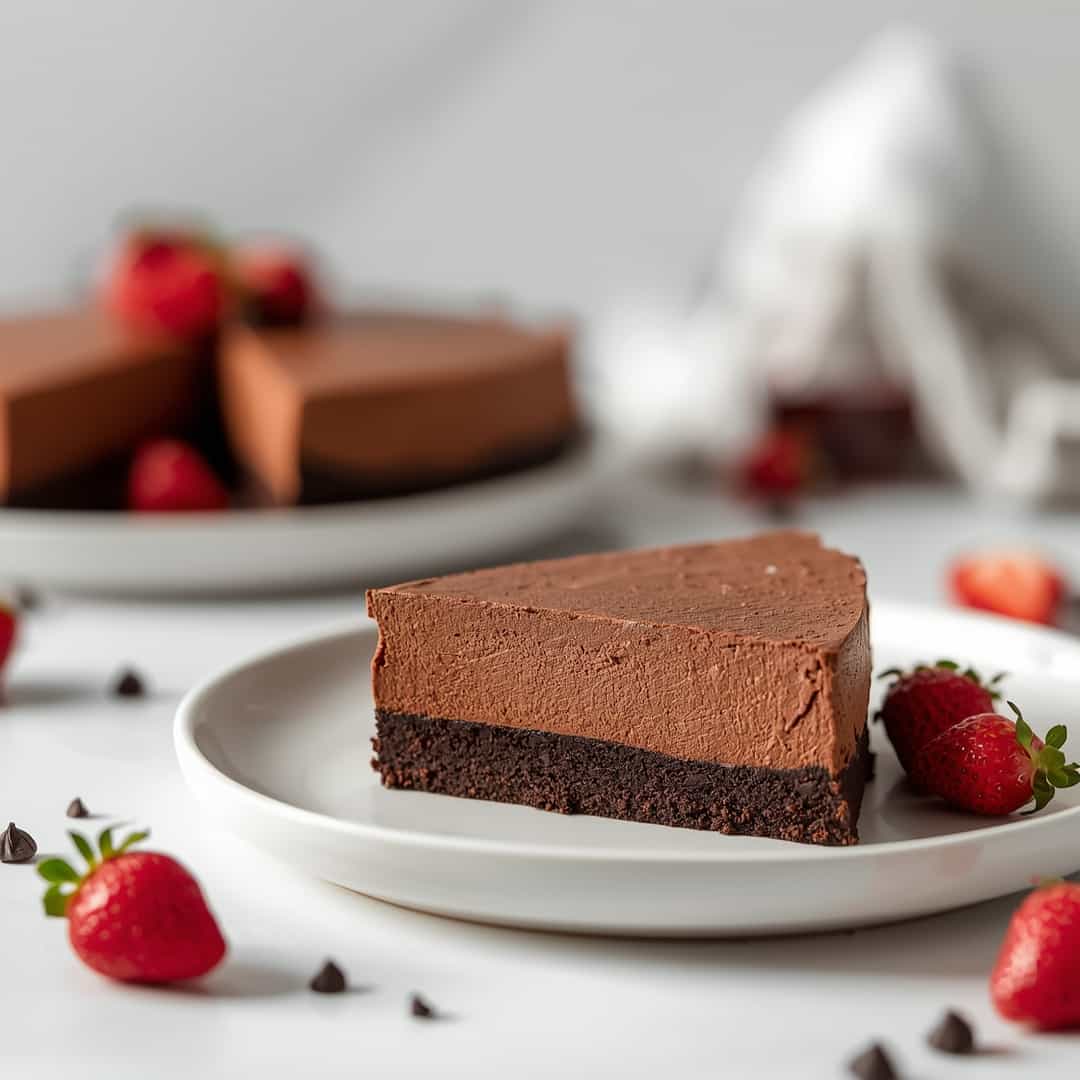 Easy Chocolate Mousse Cake 2 Easy Chocolate Mousse Cake