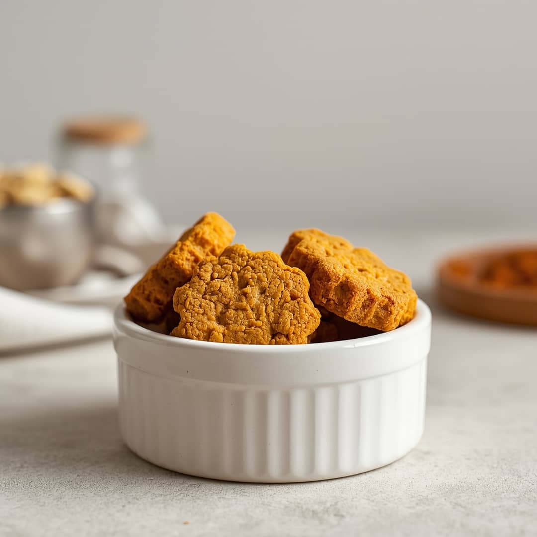 Easy Homemade Pumpkin Dog Biscuits