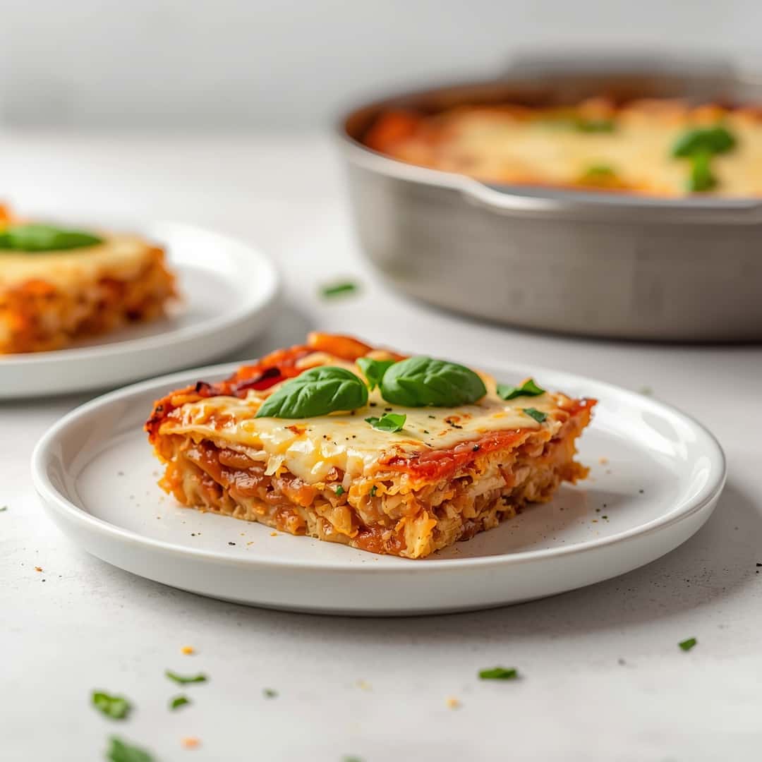 Easy Low Carb Keto Crustless Pizza Casserole Recipe Delight