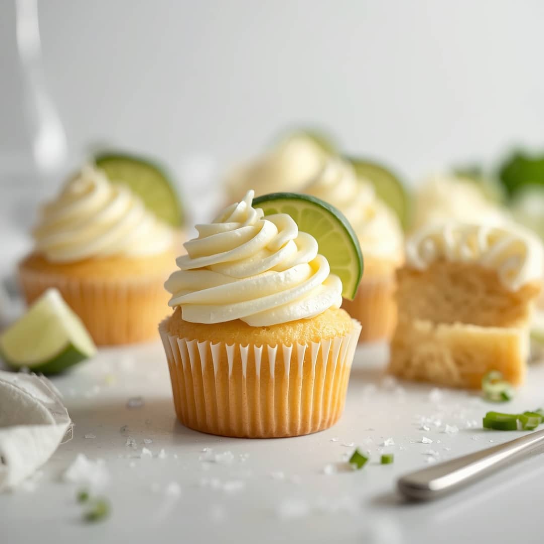 Easy Salted Margarita Cupcakes