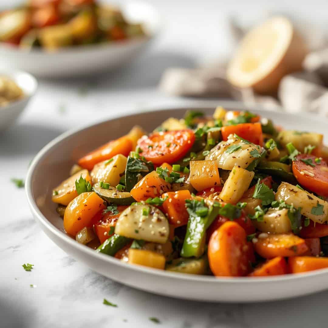 Garlic Butter Veggie Medley Easy Flavorful Side Dish Recipe