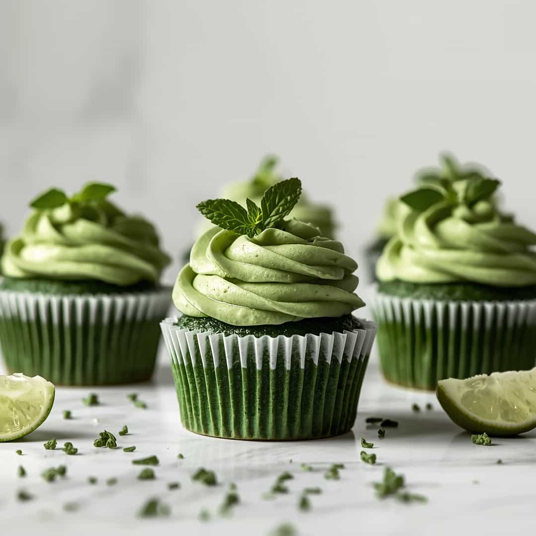 Green Velvet Cupcakes