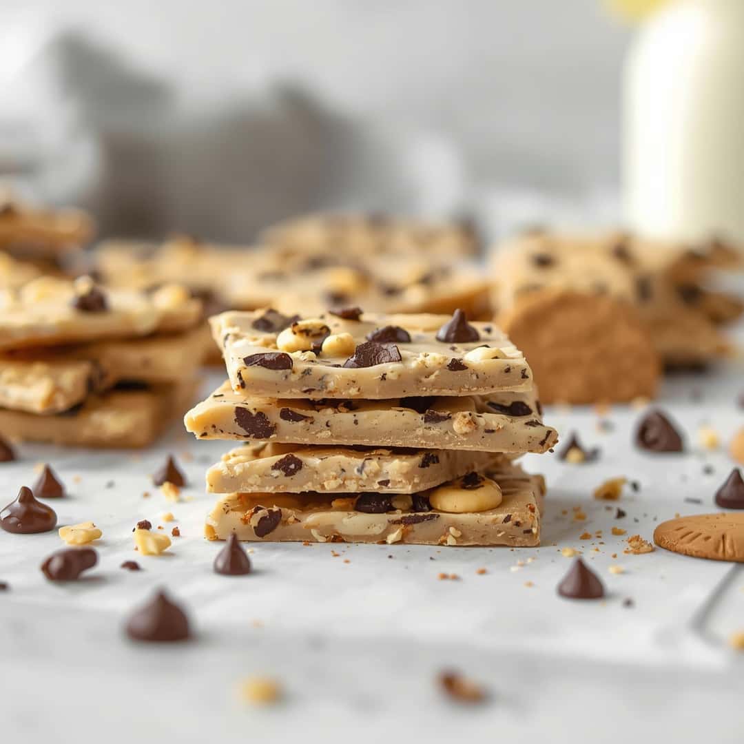 Healthy Cookie Dough Bark Guilt Free Indulgence