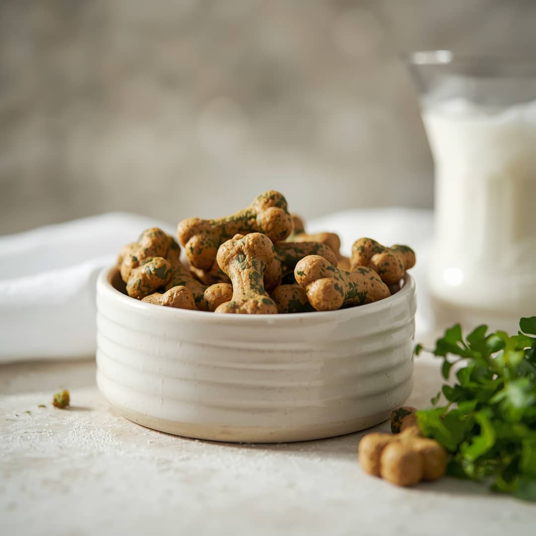 Healthy Dog Treats Spinach Parsley 2 Healthy Dog Treats Spinach Parsley