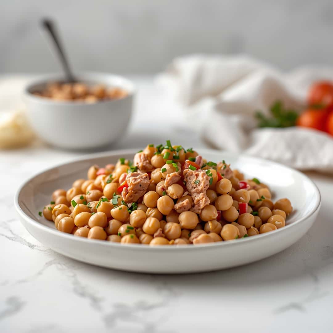 Healthy Tuna Garbanzo Bean Salad A Nutritious 2 Healthy Tuna Garbanzo Bean Salad A Nutritious