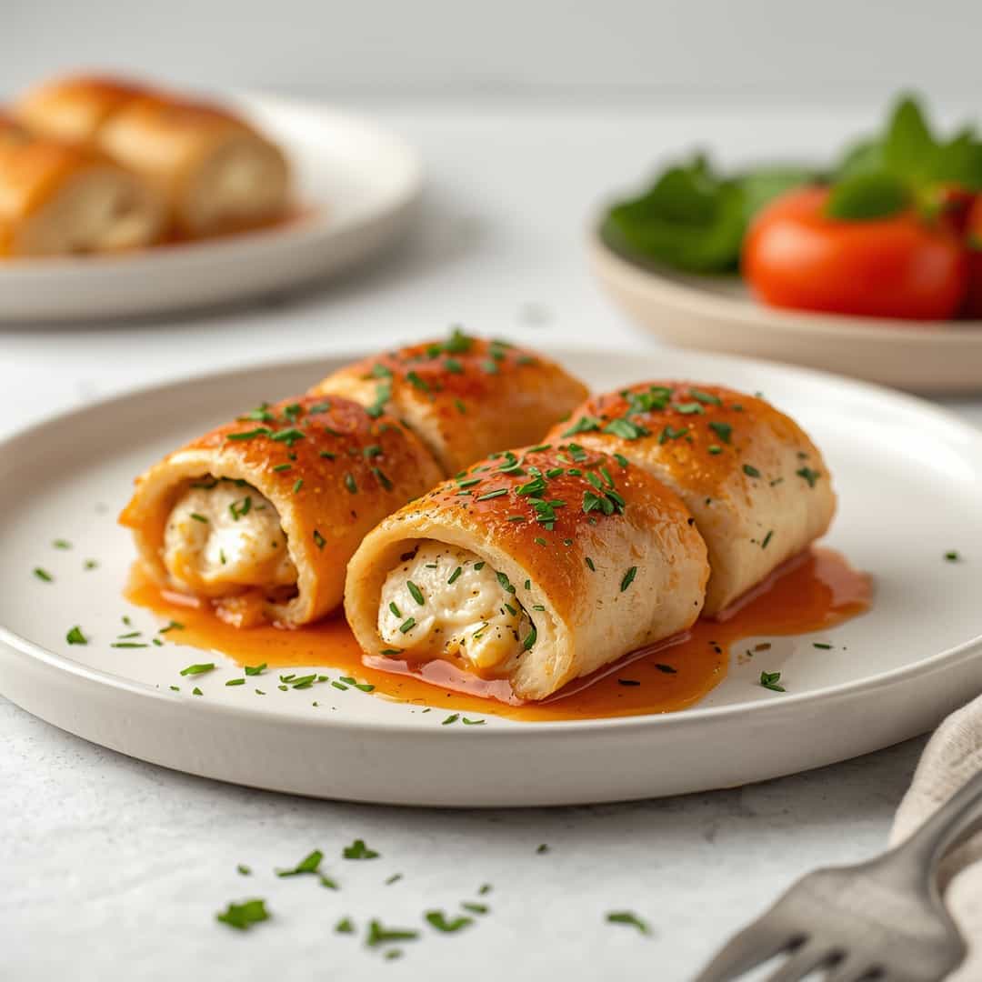 Herbed Ricotta Stuffed Chicken Rolls Recipe