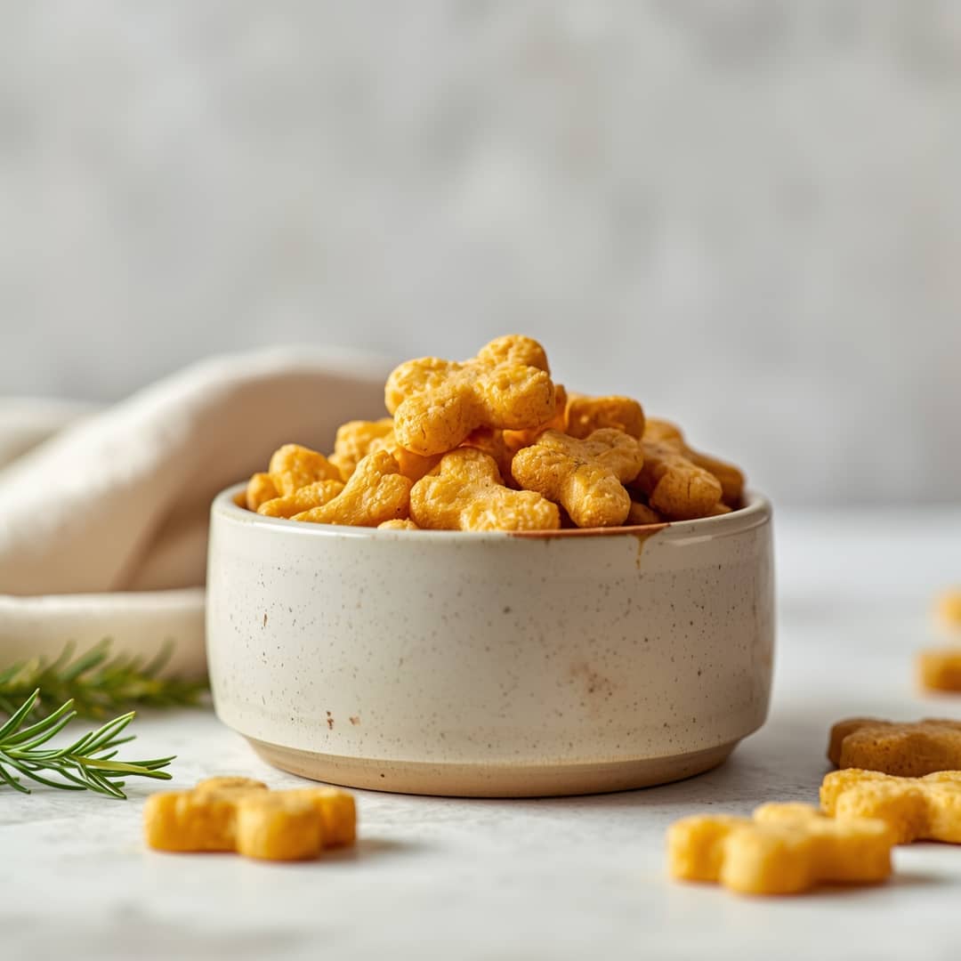 Homemade Cheesy Herb Baked Dog Treats