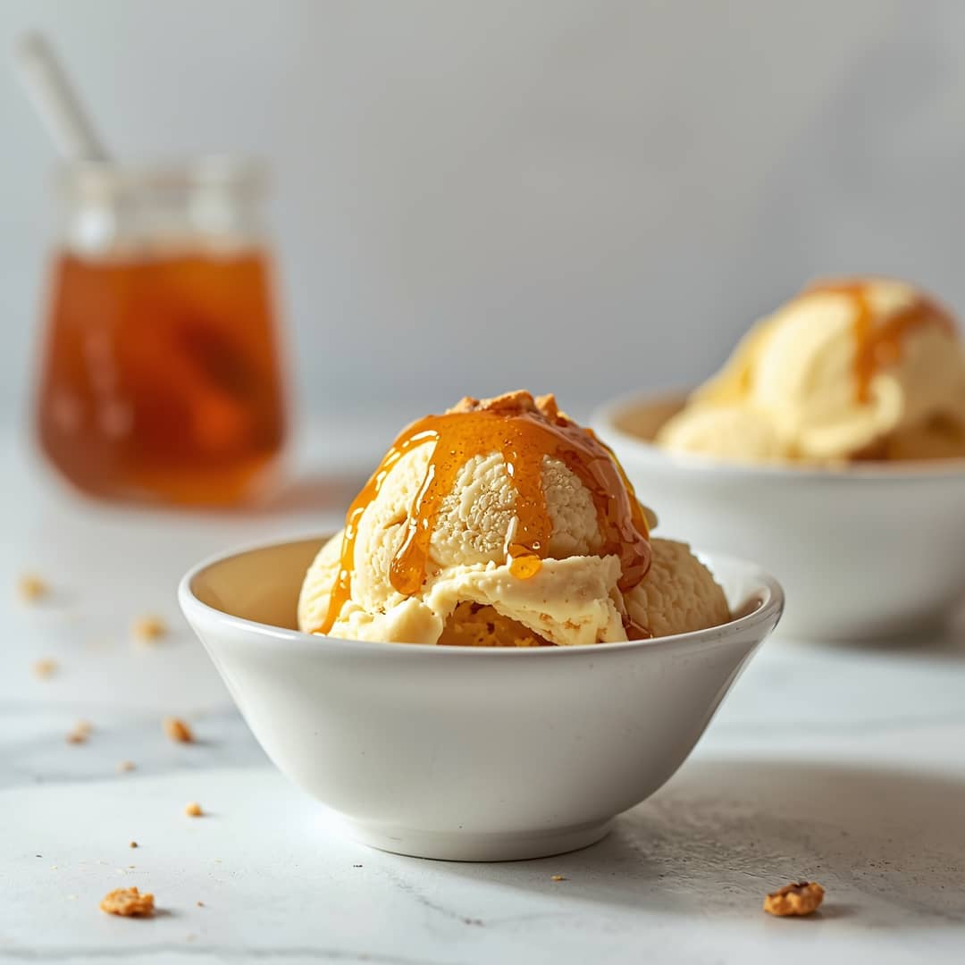 Homemade Maple Ice Cream