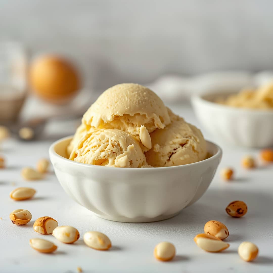 Homemade White Chocolate Macadamia Ice Cream