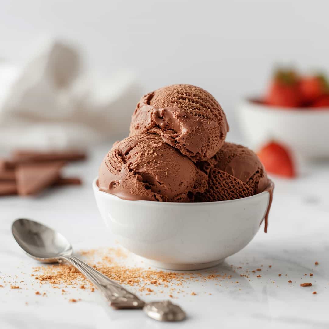Hot Chocolate No-Churn Ice Cream