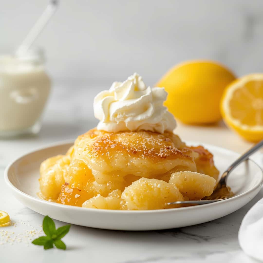 Magic Lemon Cobbler Recipe A Sweet Tangy