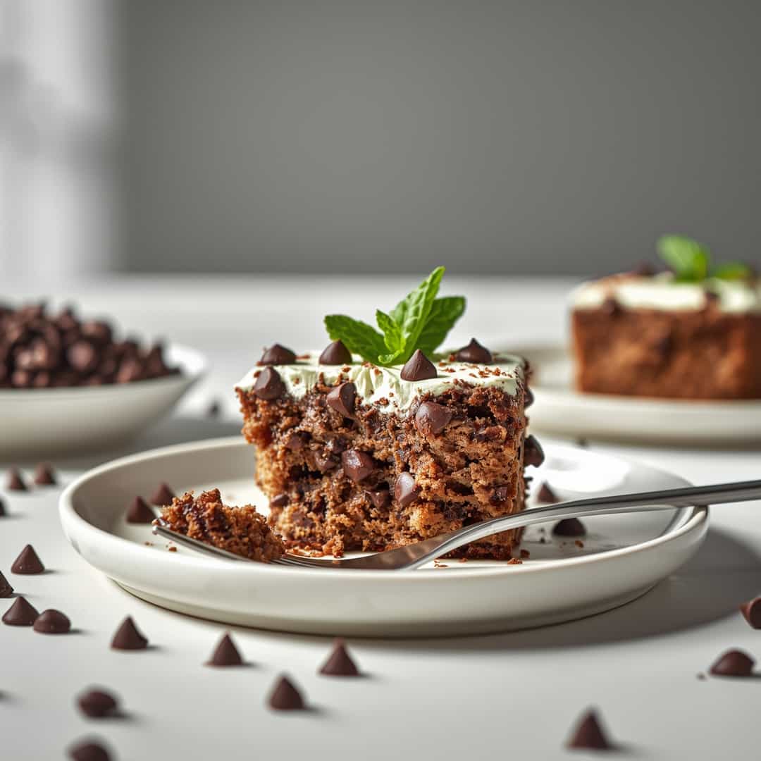 Mint Chocolate Chip Cake
