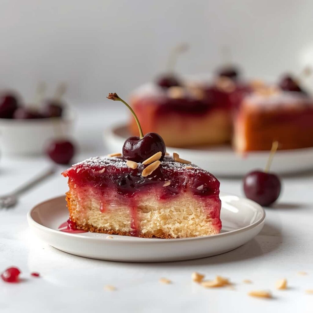 Moist Cherry Almond Cake