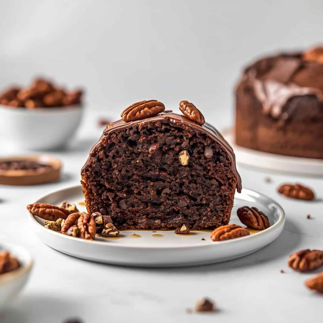 Moist Chocolate Pecan Pound Cake 2 Moist Chocolate Pecan Pound Cake