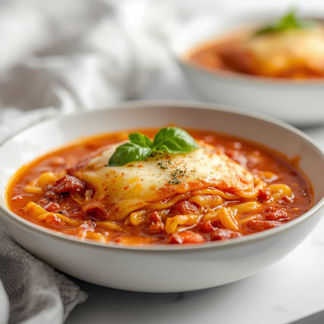 Mouthwatering One Pot Lasagna Soup Recipe