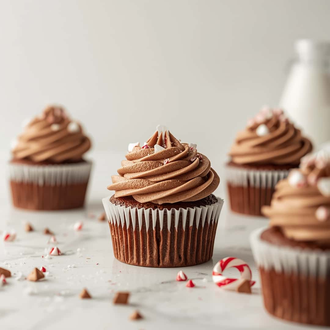 Peppermint Mocha Cupcakes