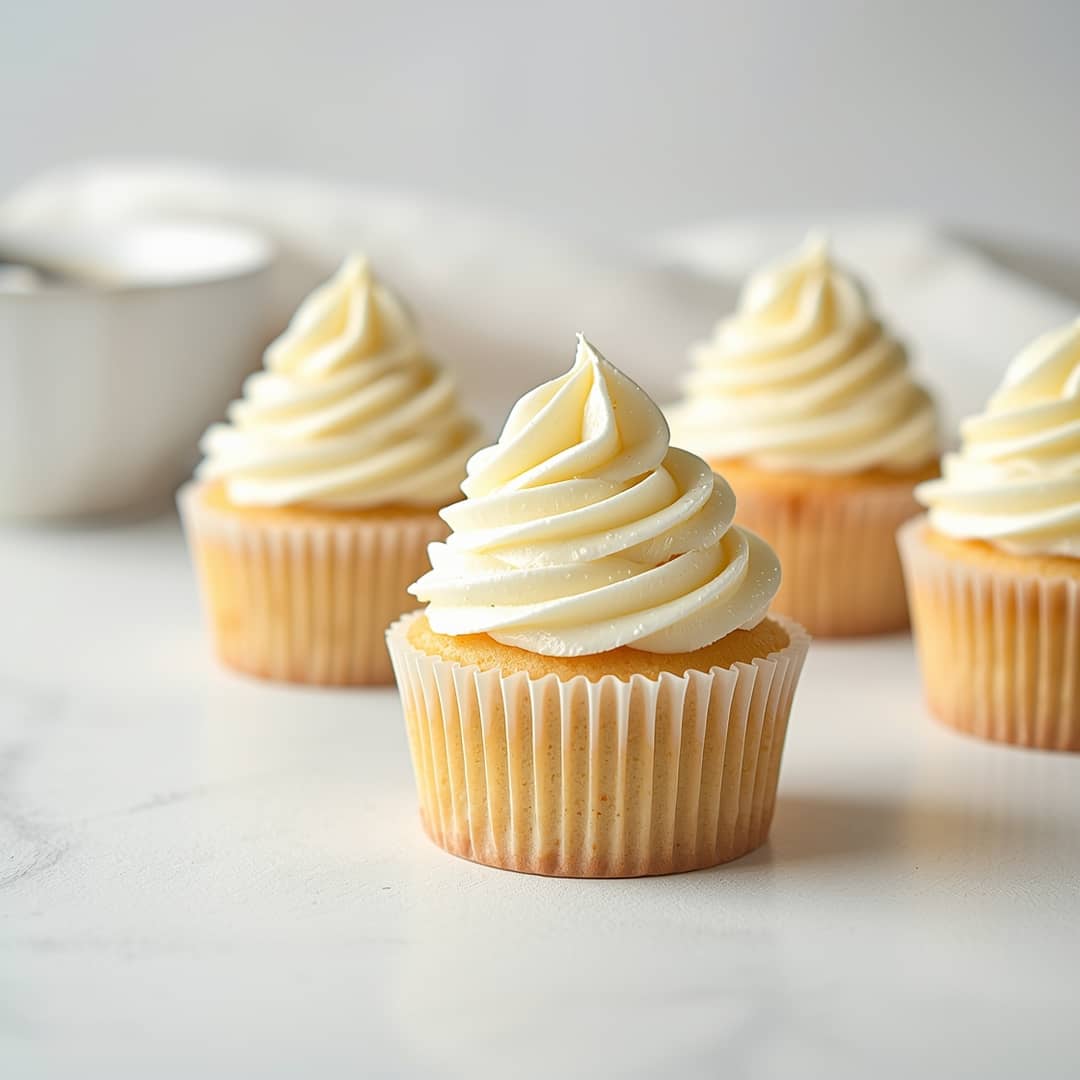 Perfect High Altitude Vanilla Cupcakes