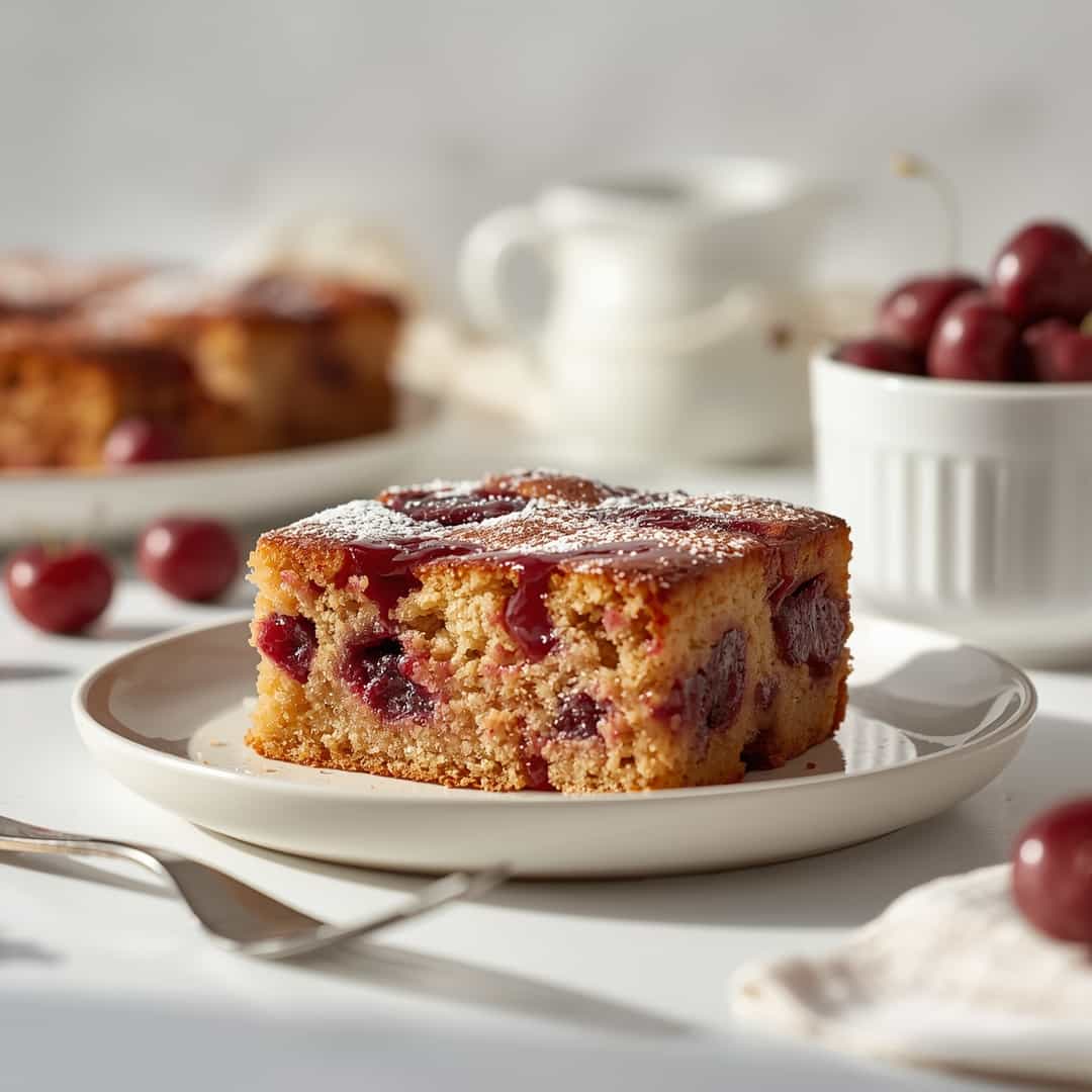 Quick Cherry Coffee Cake 2 Quick Cherry Coffee Cake
