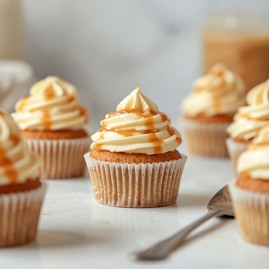 Salted Caramel Cream Cheese Cupcakes