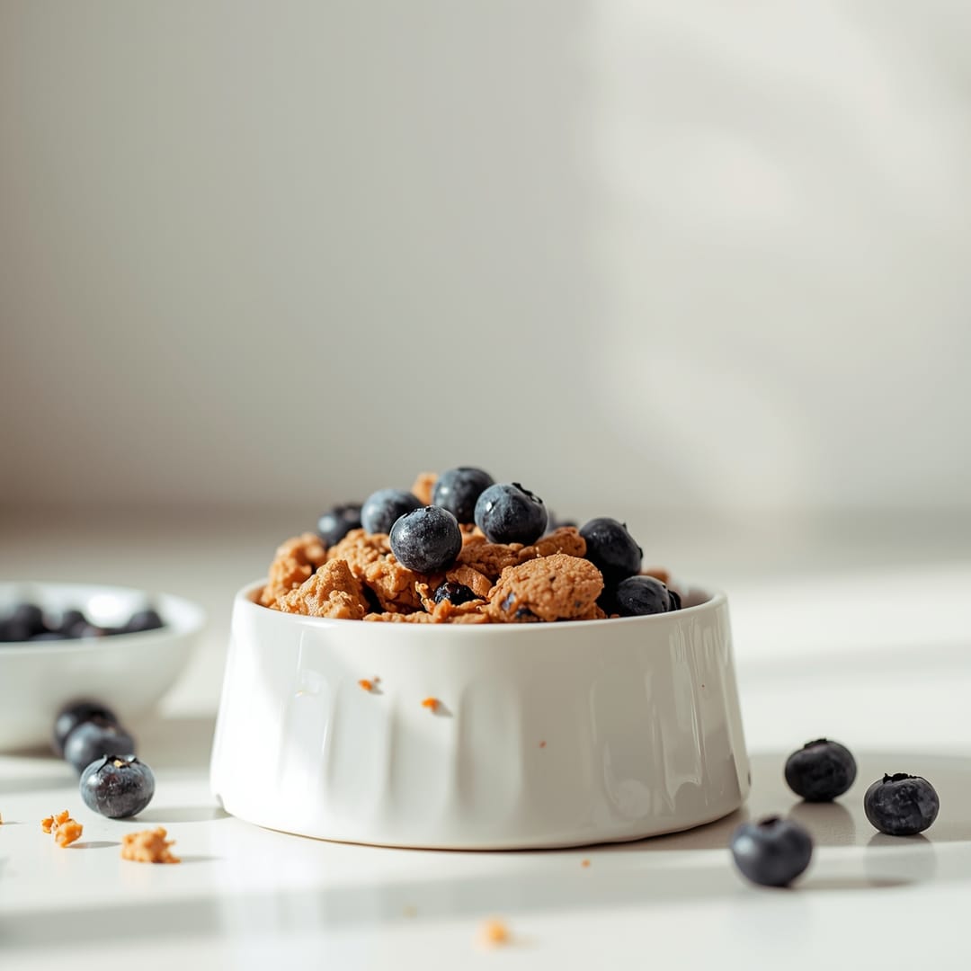 Simple Blueberry Birthday Cake for Dogs