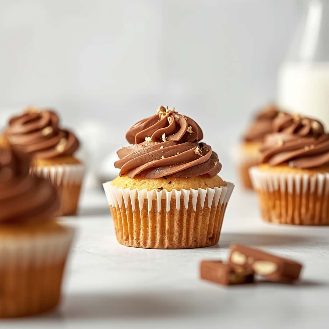 Snickers Cupcakes From Scratch