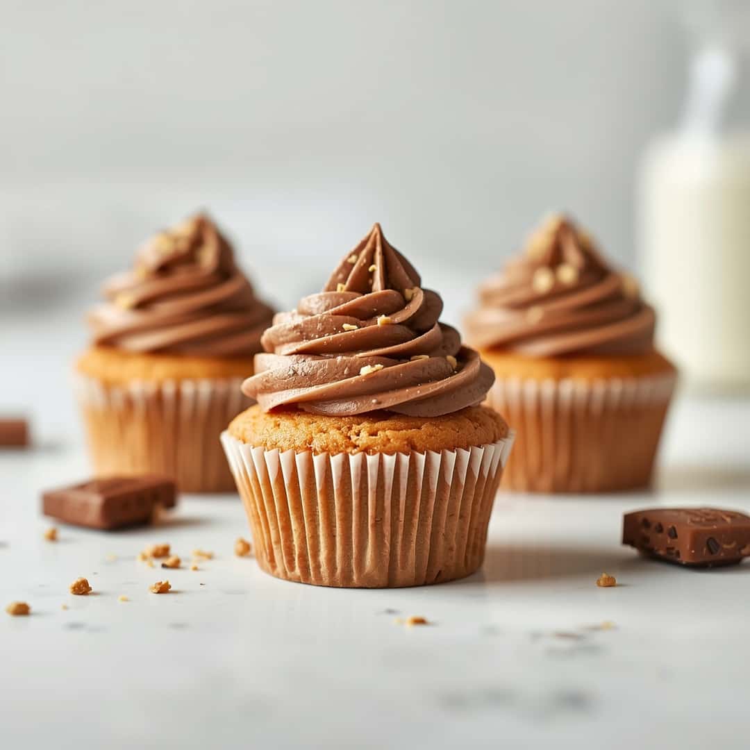 Snickers Cupcakes From Scratch