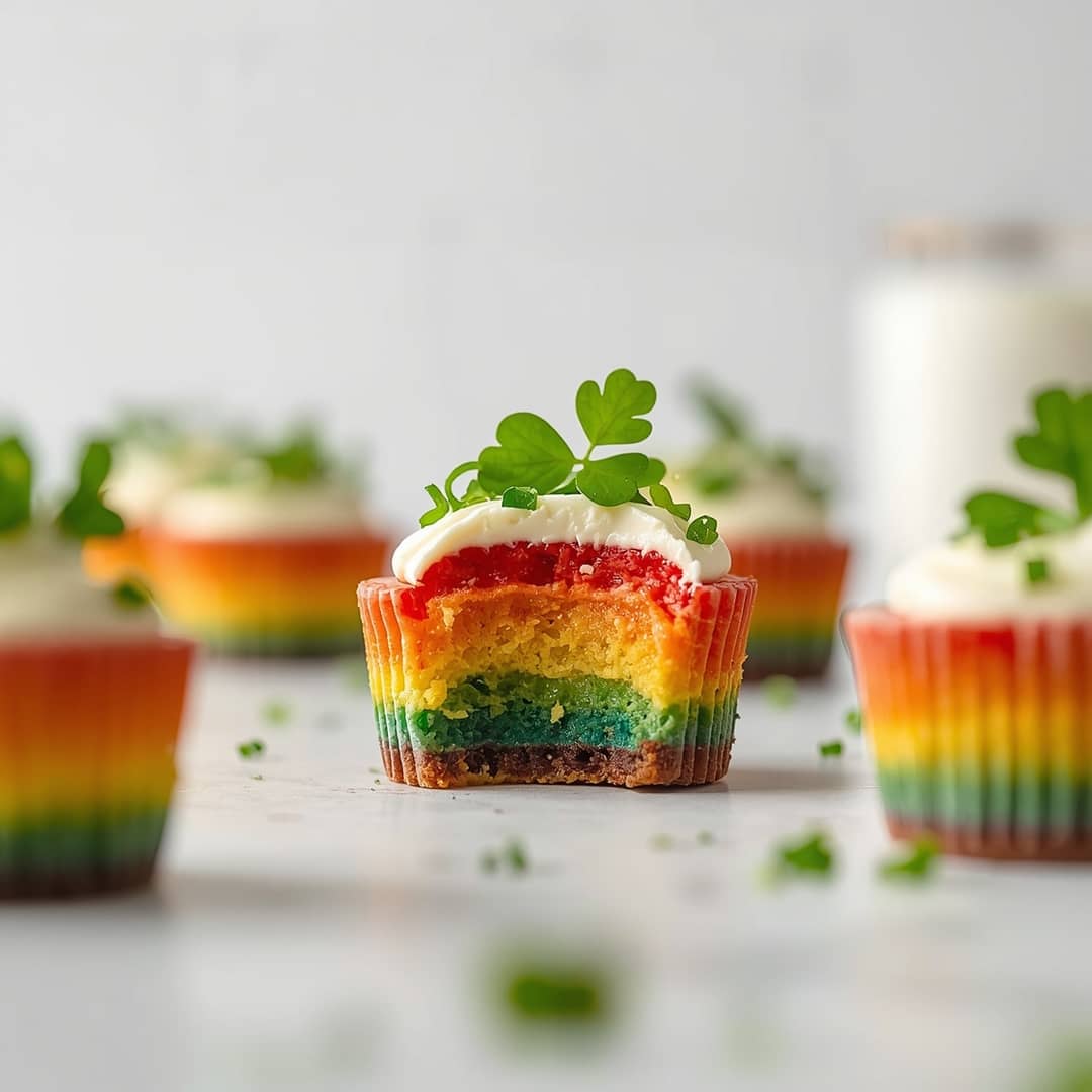 St. Patrick's Day Rainbow Snack Cups 2 St. Patrick's Day Rainbow Snack Cups