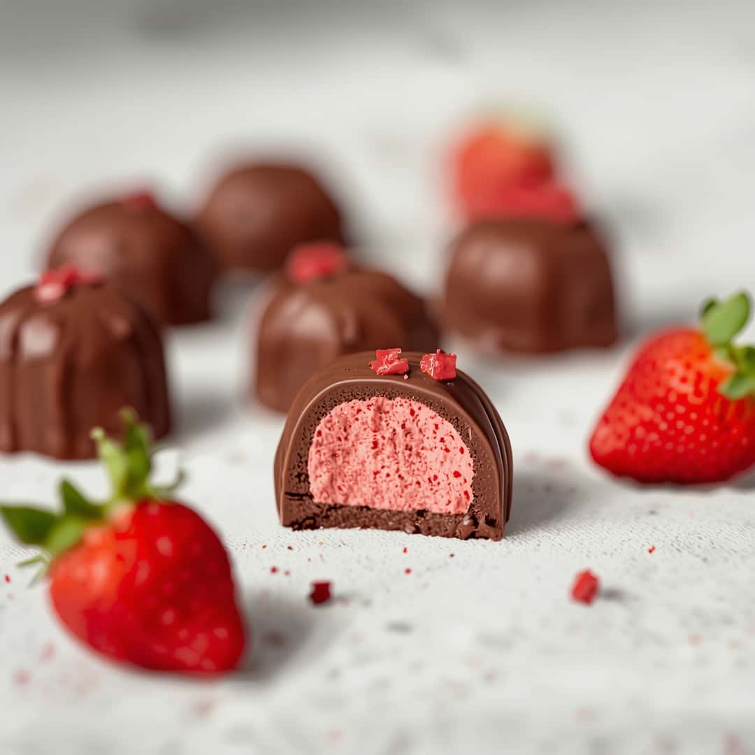 Strawberry Cream Chocolates