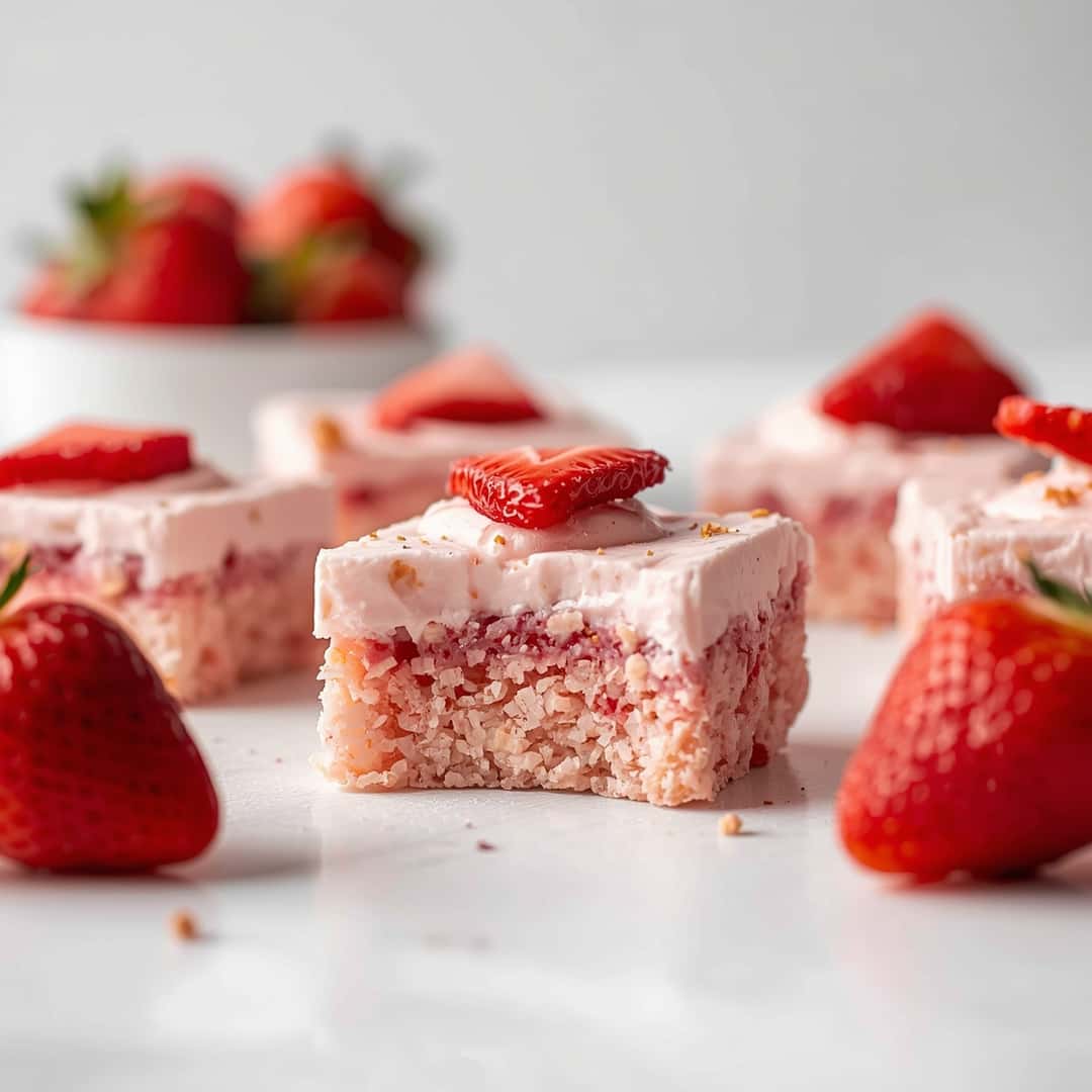 Strawberry Shortcake Rice Krispies Treats Recipe