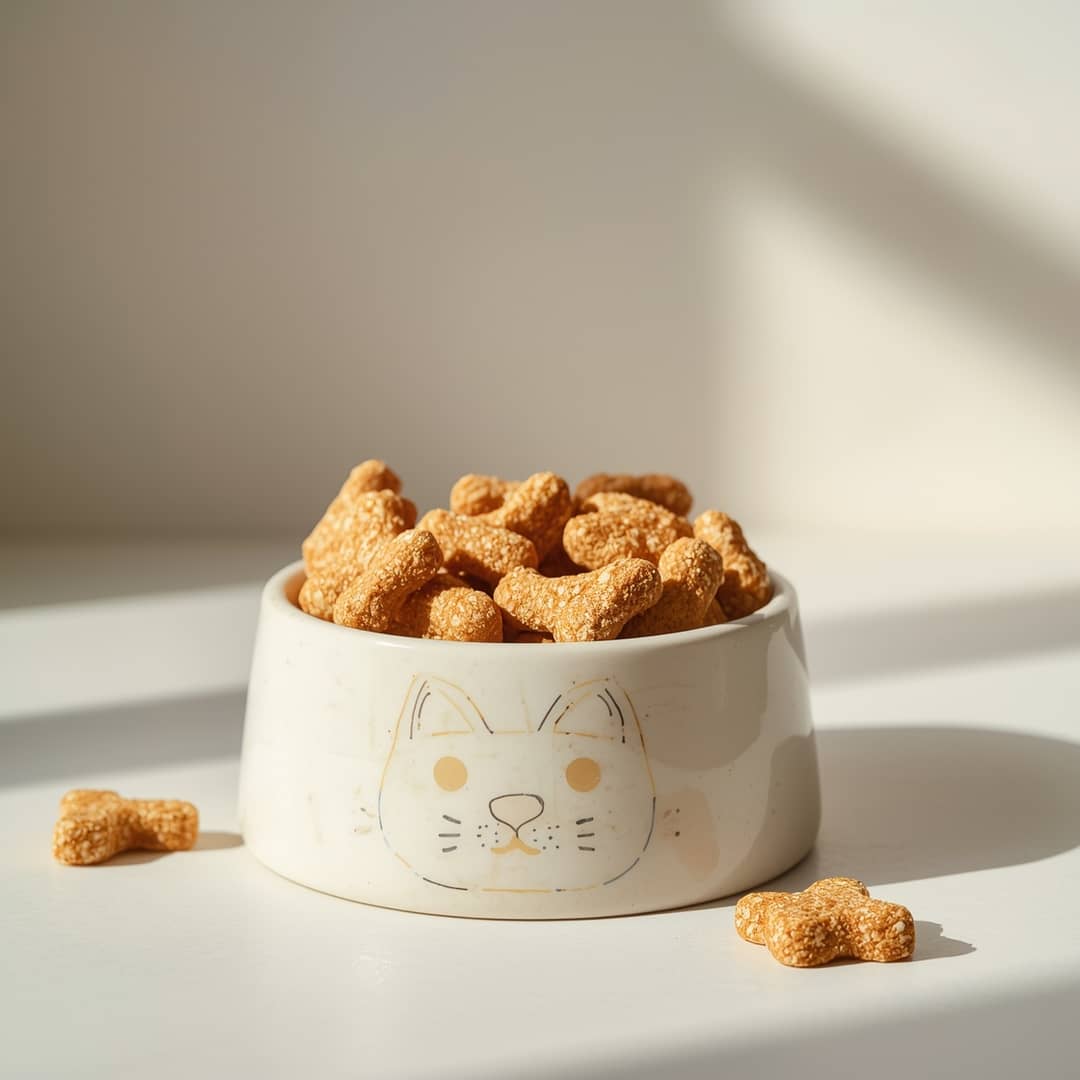 1. Calming Chamomile Chicken Cat Treats 2 1. Calming Chamomile Chicken Cat Treats