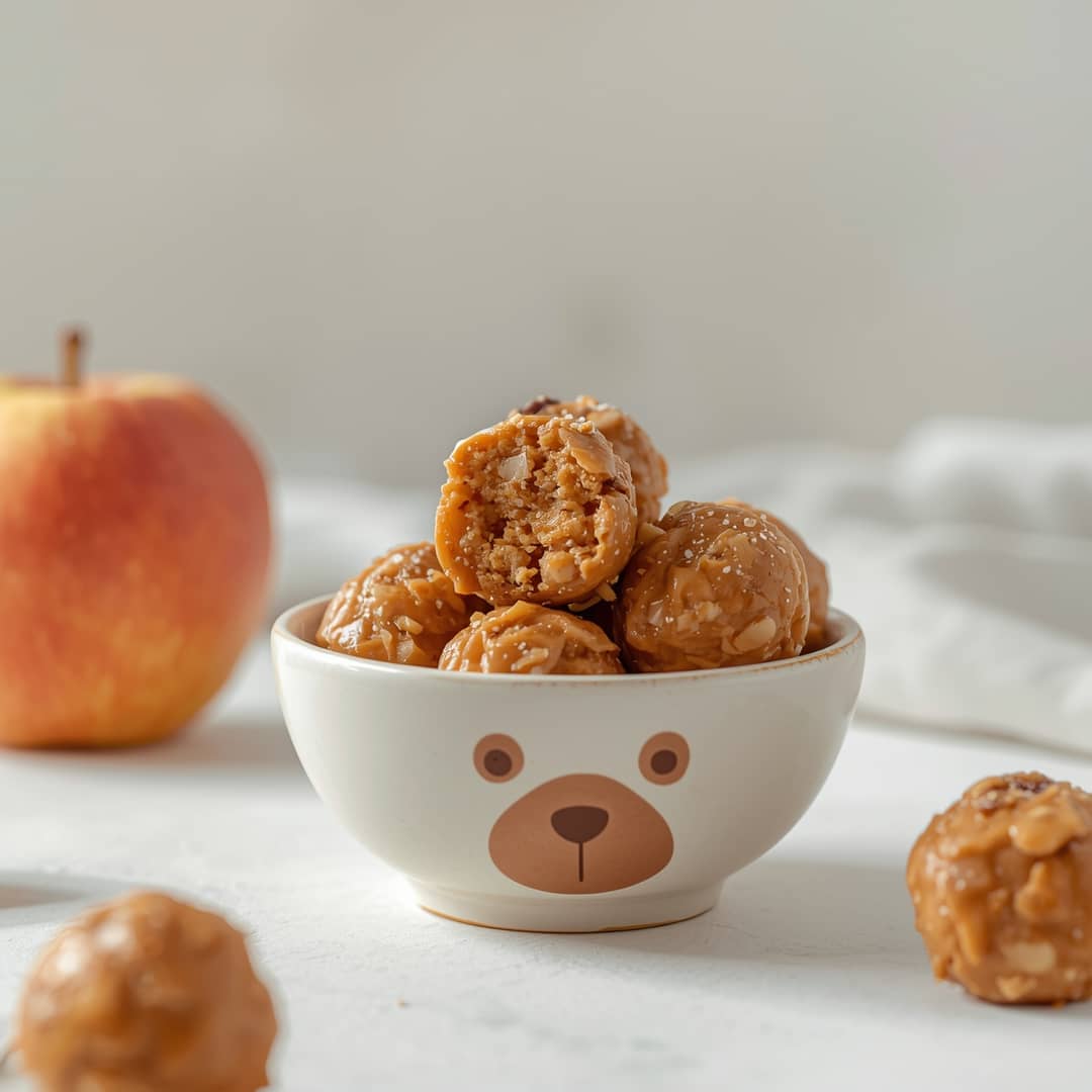 Apple Peanut Butter Power Balls 2 Apple Peanut Butter Power Balls