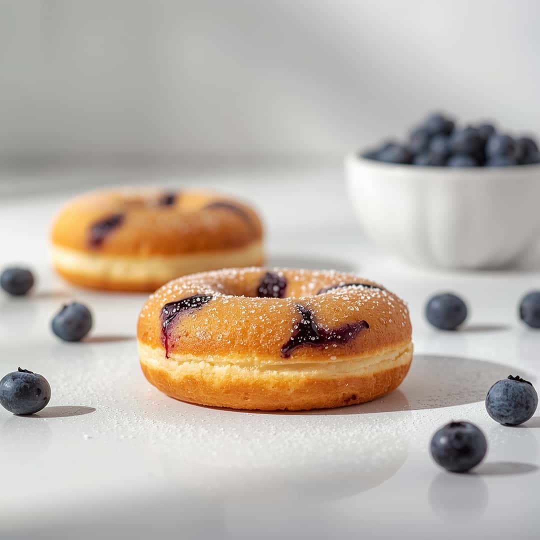 Blueberry Cake Donuts