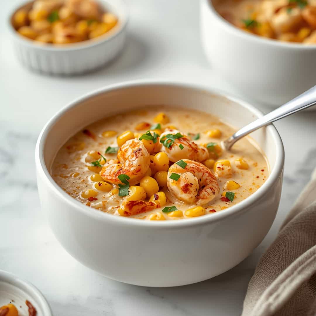 Cajun Shrimp Corn Chowder Creamy Cozy And Packed With Southern Flavor