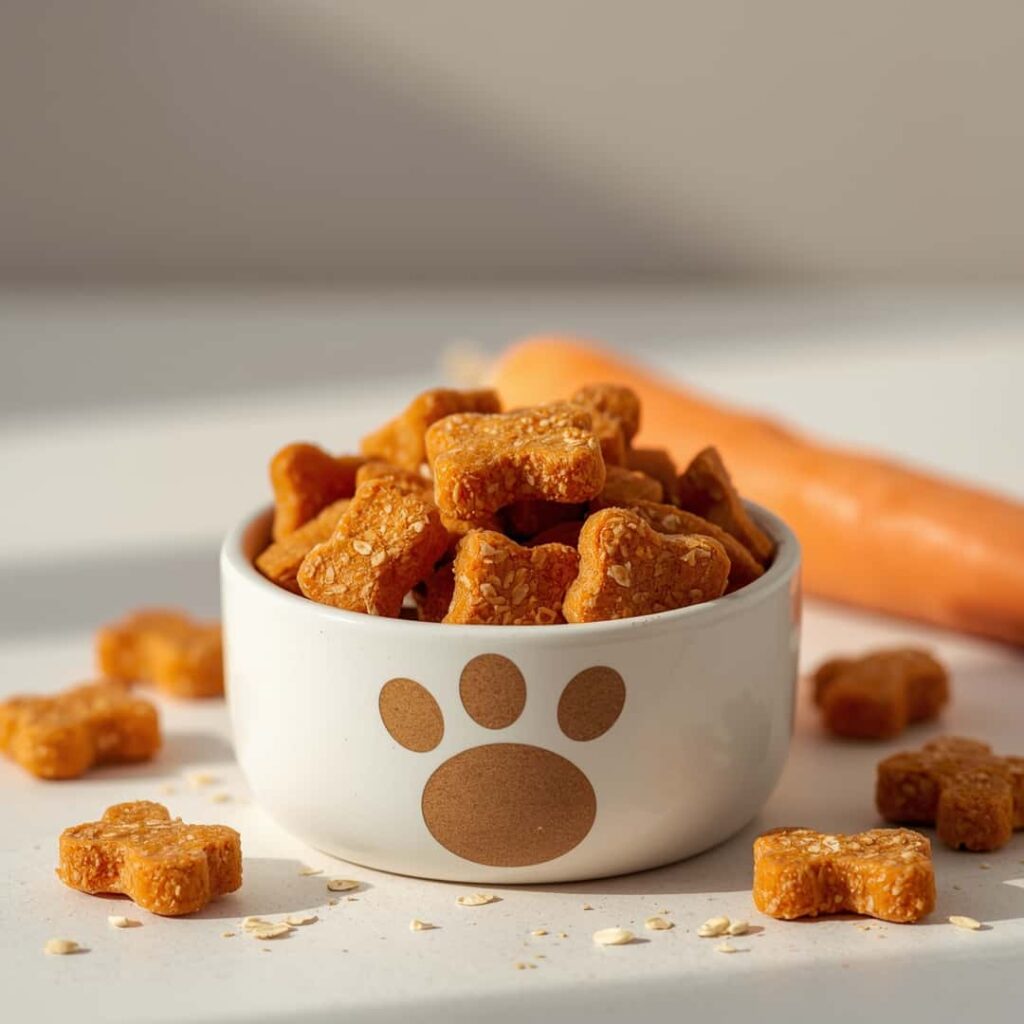 Carrot and Oatmeal Dog Treats