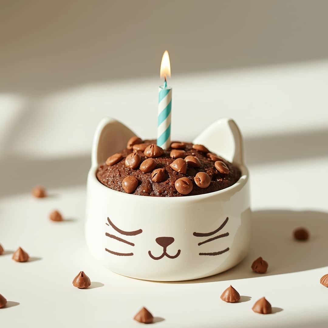 Cat-Friendly Homemade Birthday Cake 2 Cat-Friendly Homemade Birthday Cake