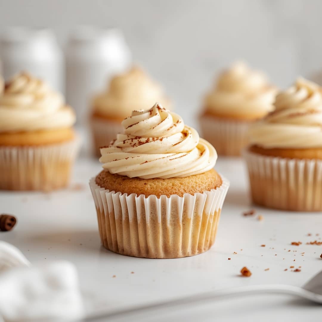 Cinnamon Roll Cupcakes