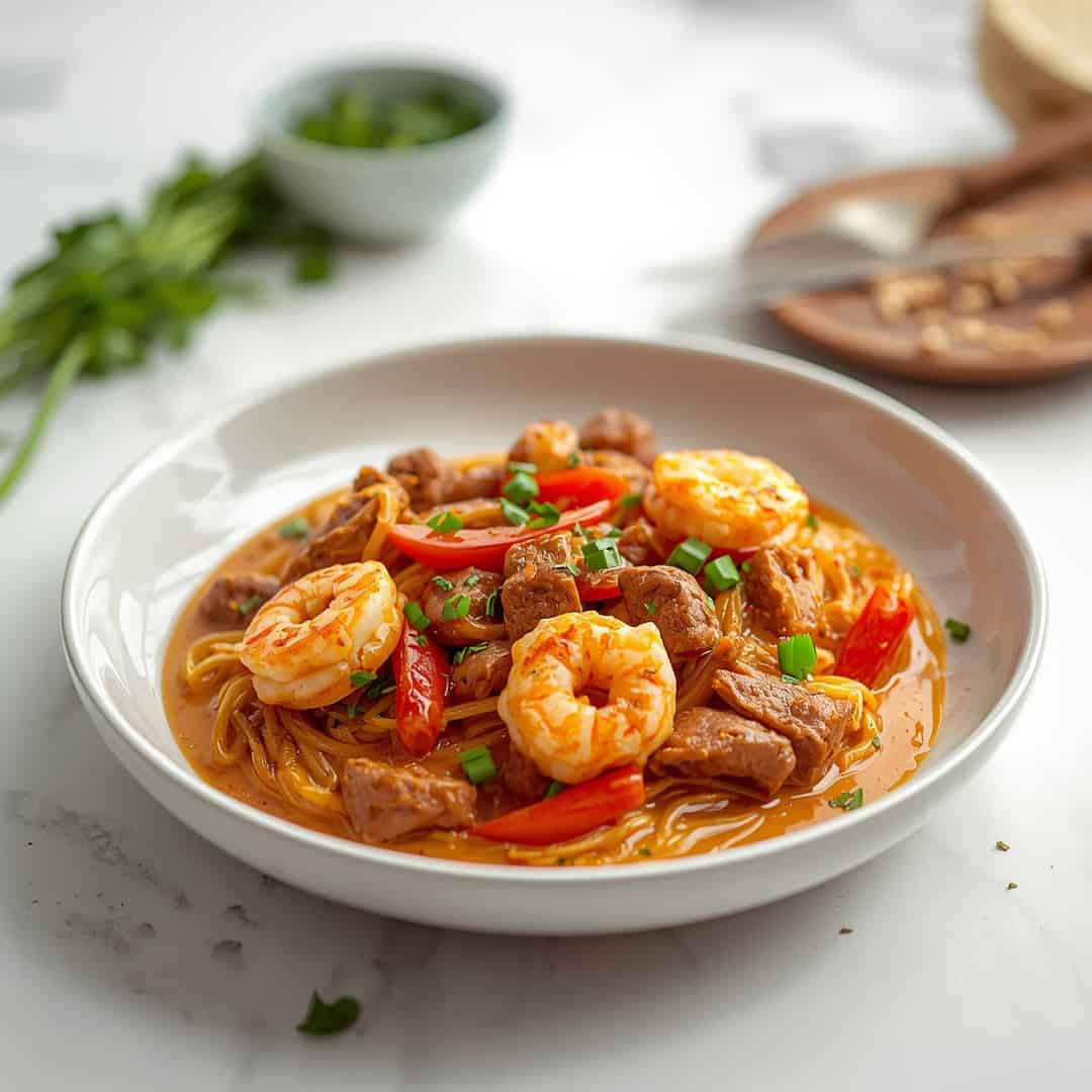 Creamy Spicy Keto Shrimp And Beef Skillet 2 Creamy Spicy Keto Shrimp And Beef Skillet