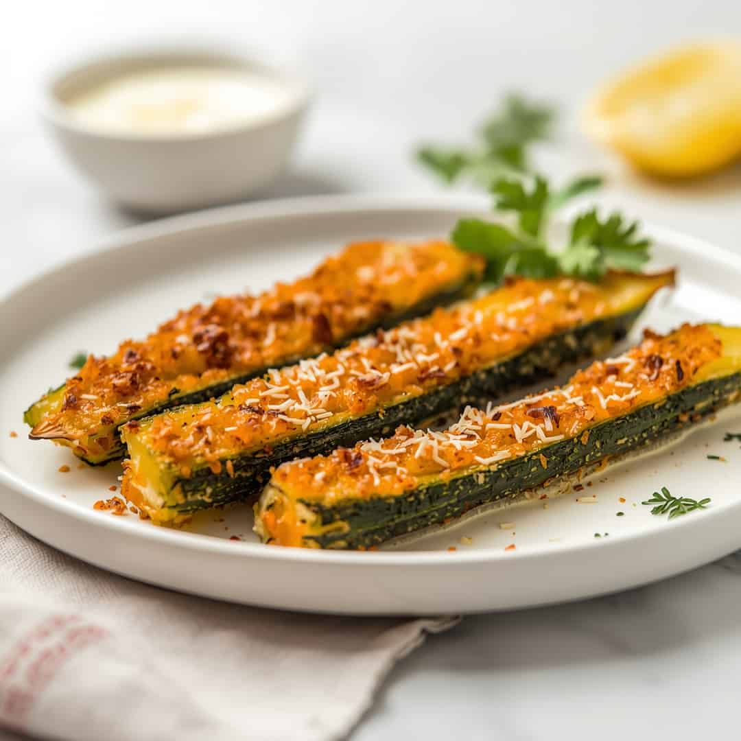 Crispy Baked Parmesan Zucchini