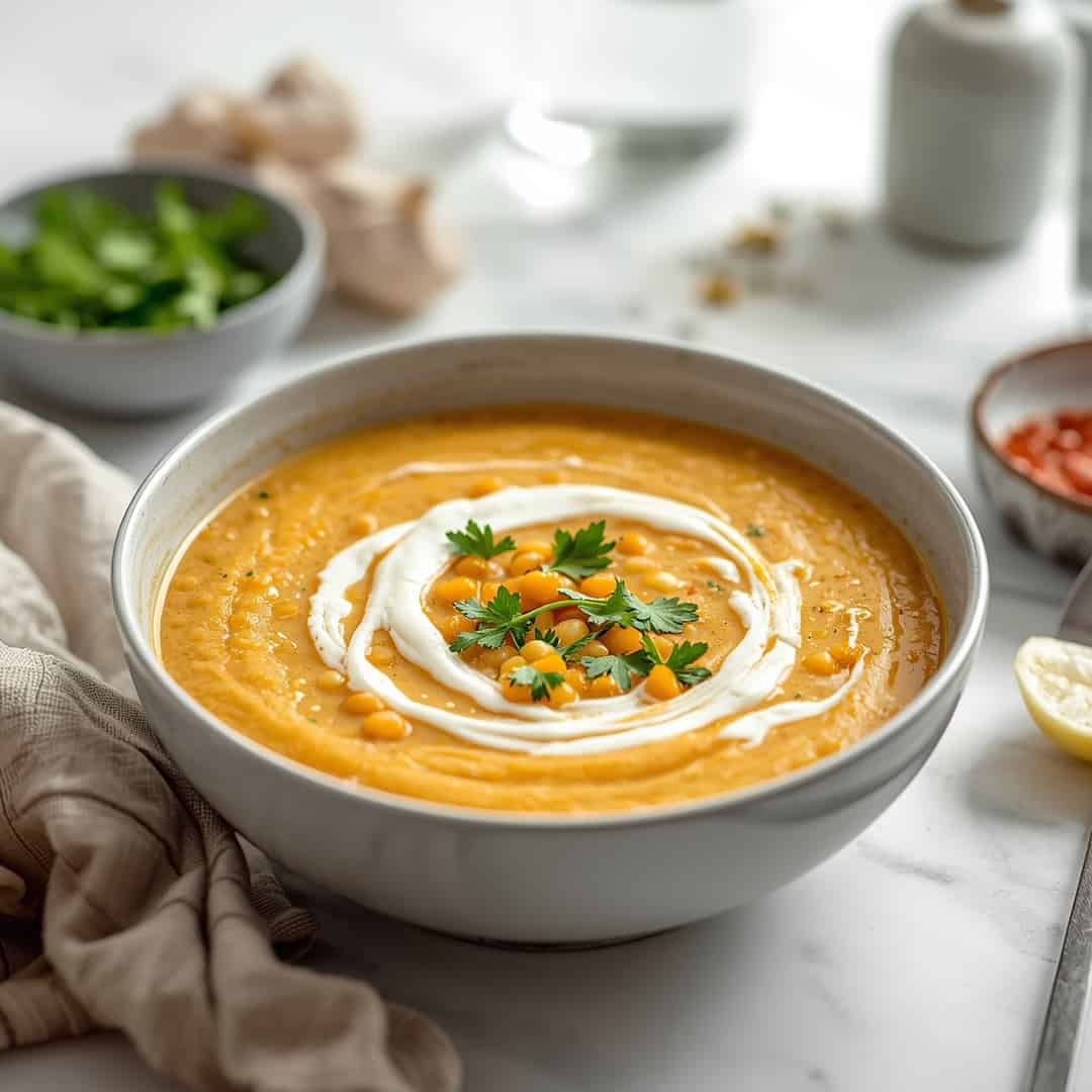 Delicious Easy Garlic Chickpea Soup Recipe