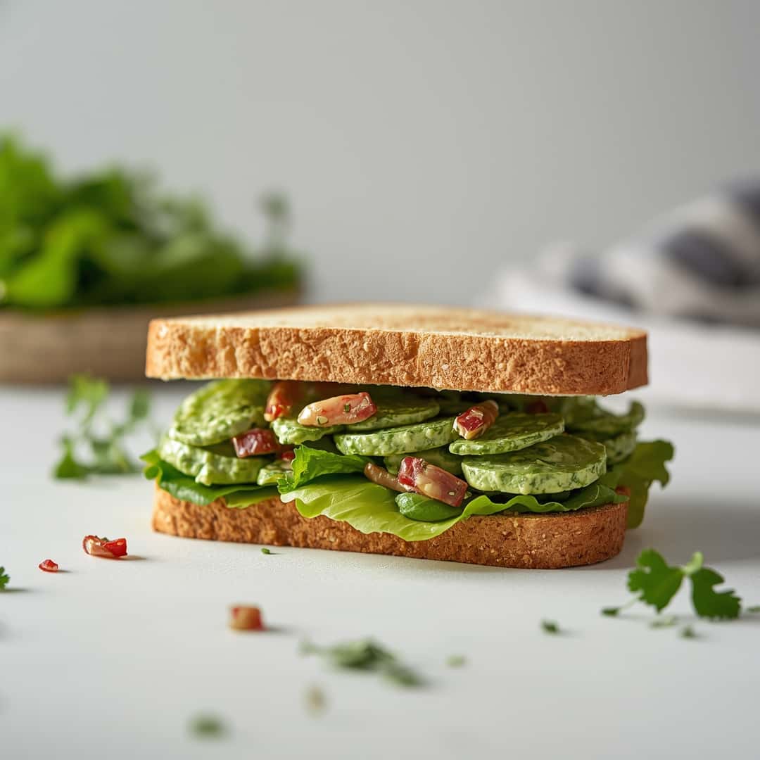 Delicious Green Goddess Salad Sandwich Recipe 2 Delicious Green Goddess Salad Sandwich Recipe