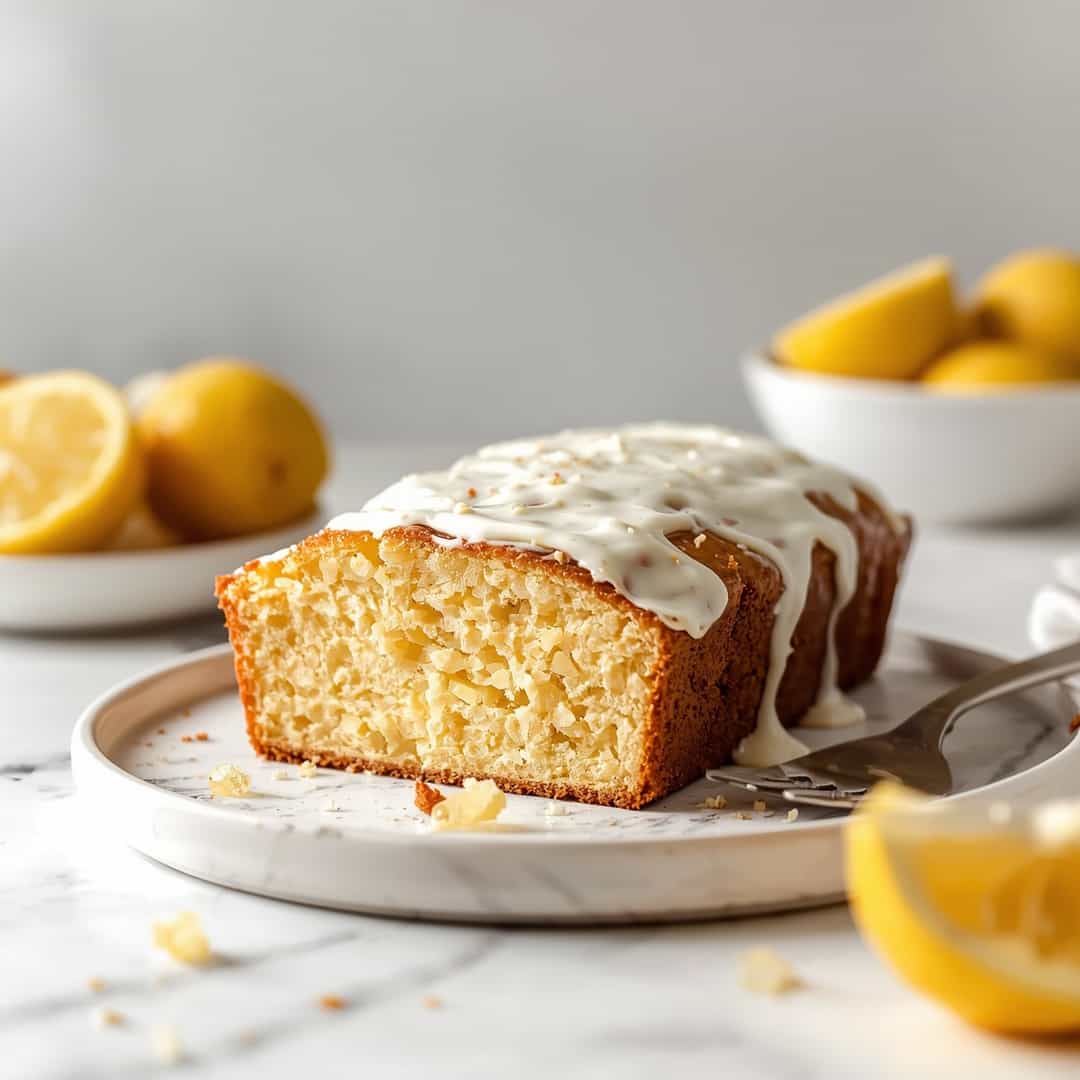 Healthy Greek Yogurt Lemon Loaf Cake Recipe
