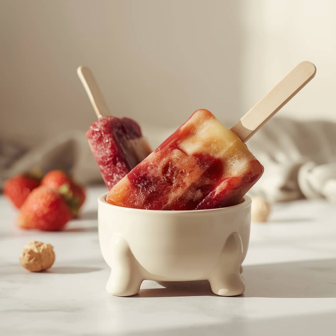 Homemade PB&J Pupsicles for pets